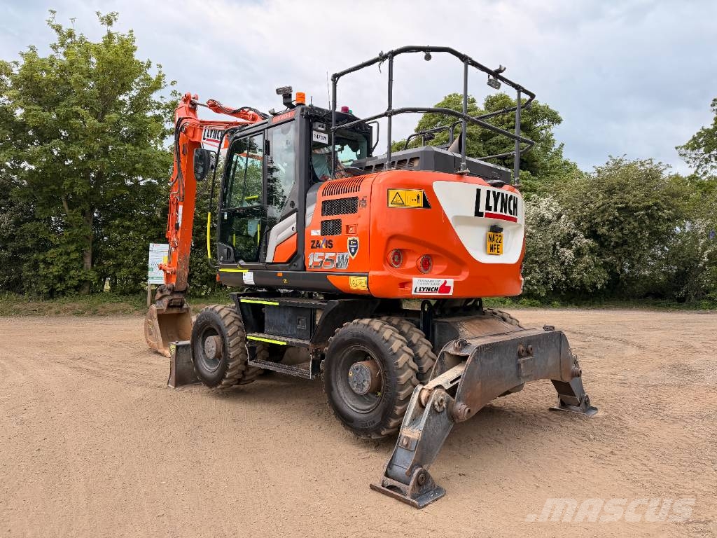 Hitachi ZX 155 W-7 Two Piece Boom Wheeled Excavator, 2022