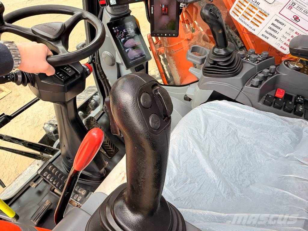 Hitachi ZX 155 W-7 Two Piece Boom Wheeled Excavator, 2022