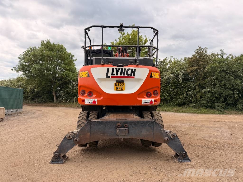 Hitachi ZX 155 W-7 Two Piece Boom Wheeled Excavator, 2022