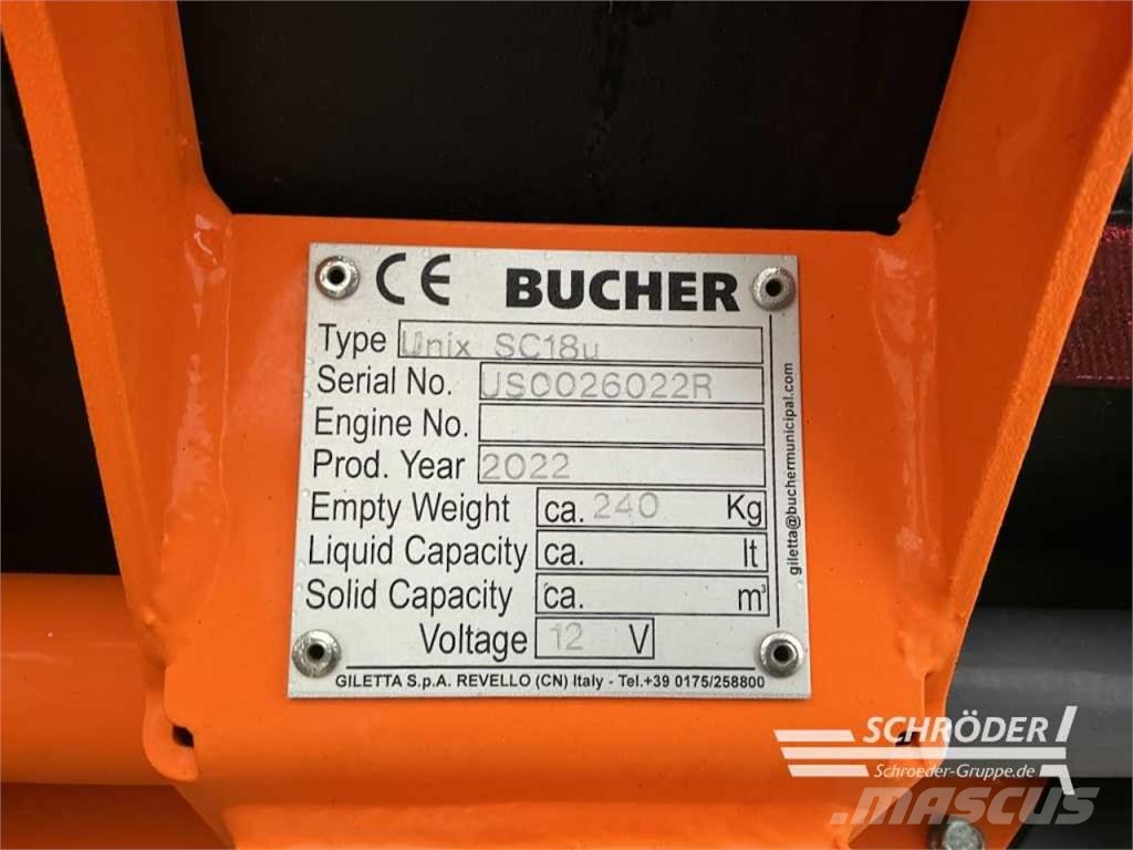 Bucher UNIX SC18U SCHNEESCHILD | HANSA AUFNAHME Snežne deske in plugi