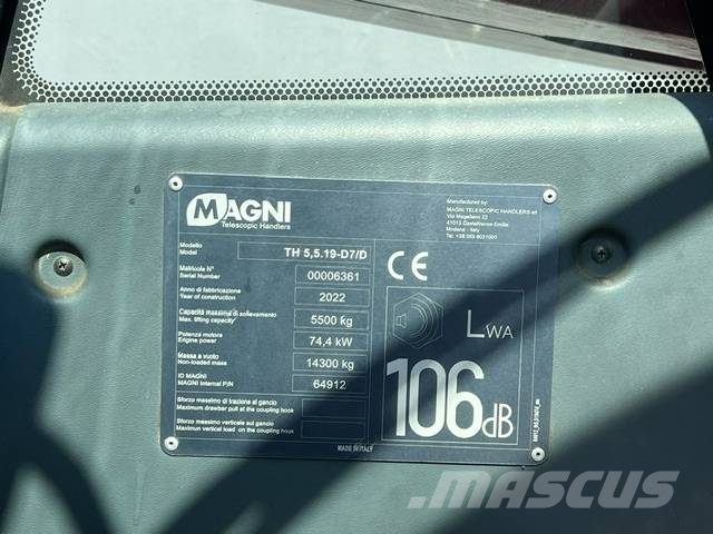 Magni 5.5 19 Manipuladores telescópicos