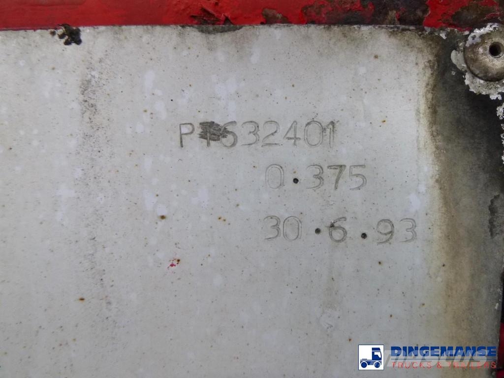 Crane Fruehauf Food tank inox 30 m3 / 1 comp Poluprikolice cisterne