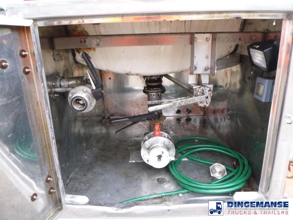 Crane Fruehauf Food tank inox 30 m3 / 1 comp Poluprikolice cisterne