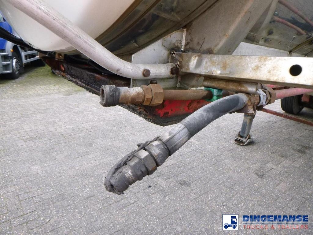 Crane Fruehauf Food tank inox 30 m3 / 1 comp Poluprikolice cisterne