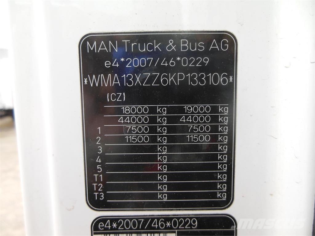 MAN TGX 18.460 XXL, LowDeck, Retarder Vetopöytäautot