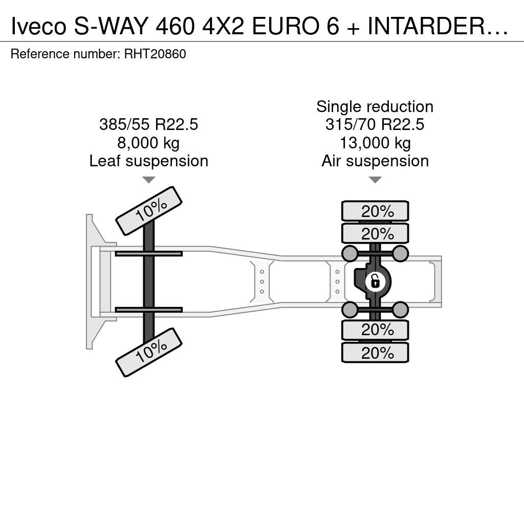 Iveco S-WAY 460 4X2 EURO 6 + INTARDER + ALCOA Naudoti vilkikai