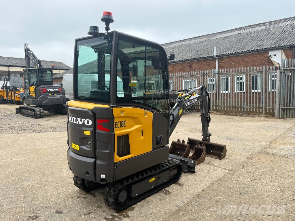 Volvo EC 18 E Mini bageri <7t