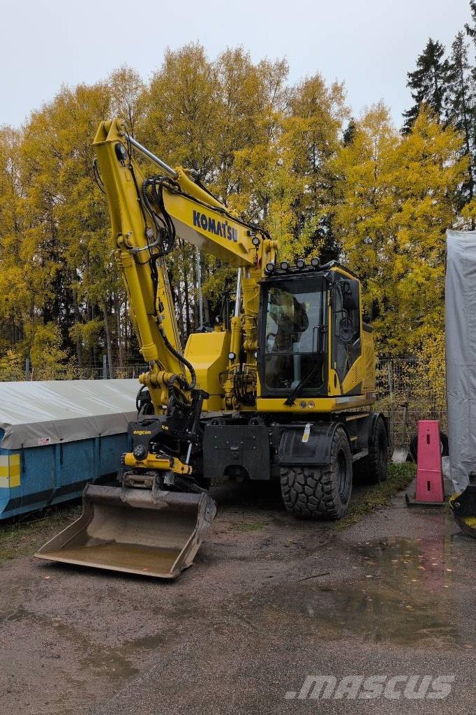 Komatsu PW 148-11E1 Hjulgrävare 4-hjulstyrning DEMO Bageri točkaši