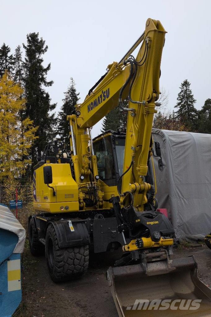 Komatsu PW 148-11E1 Hjulgrävare 4-hjulstyrning DEMO Bageri točkaši