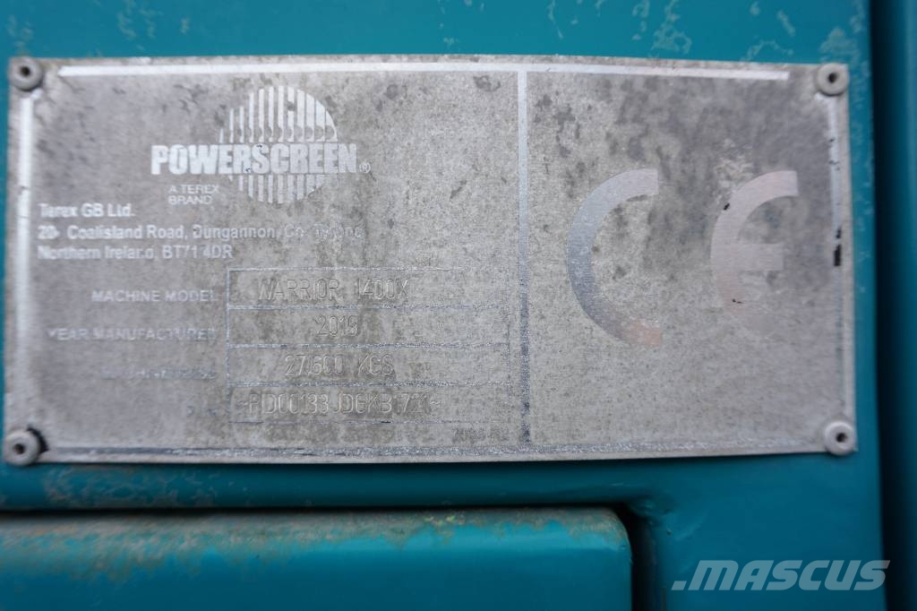 PowerScreen Warrior 1400 X Sõelad