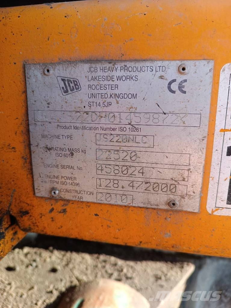 JCB JS 220 N LC Excavadoras sobre orugas