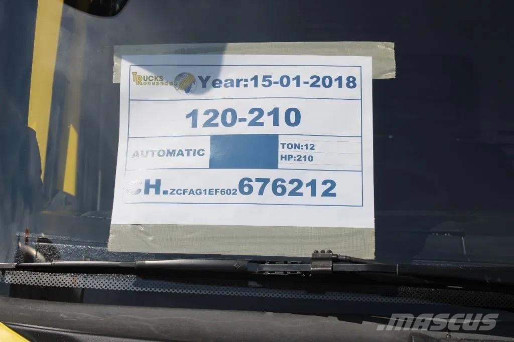 Iveco Eurocargo 120E21 + Euro 6 + Dhollandia Lift + euro شاحنات ذات هيكل صندوقي