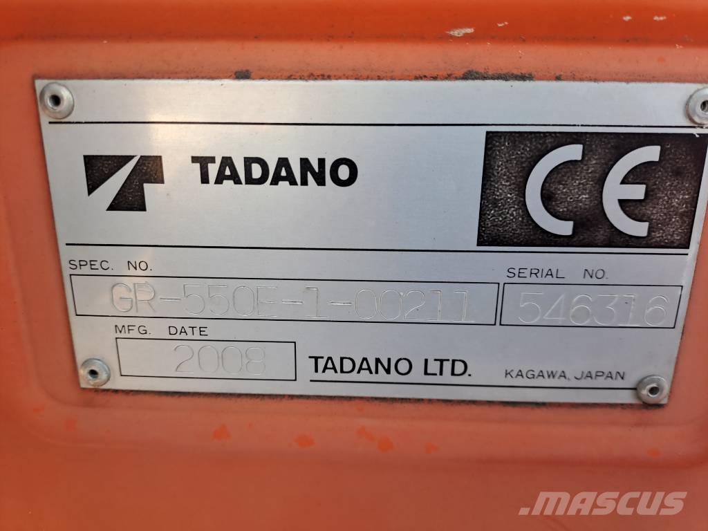 Tadano GR550EX (+ JIB 17m) Avtodvigala