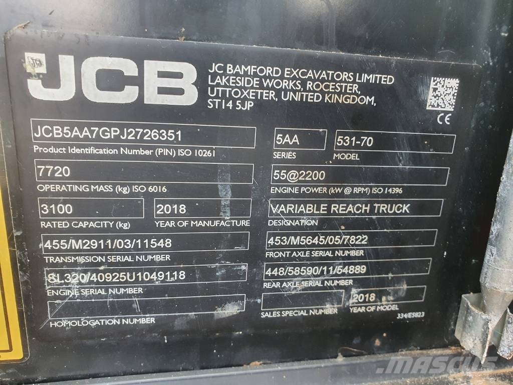 JCB 531-70 - BC25 Teleskoplæssere