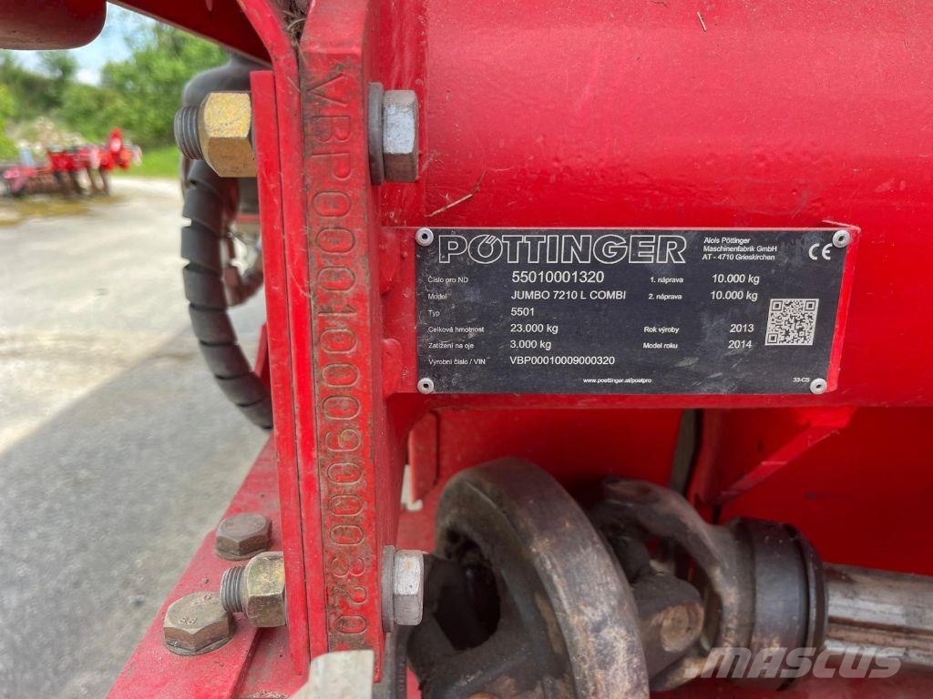 Pöttinger JUMBO 7210 COMBILINE Rimorchi autocaricanti