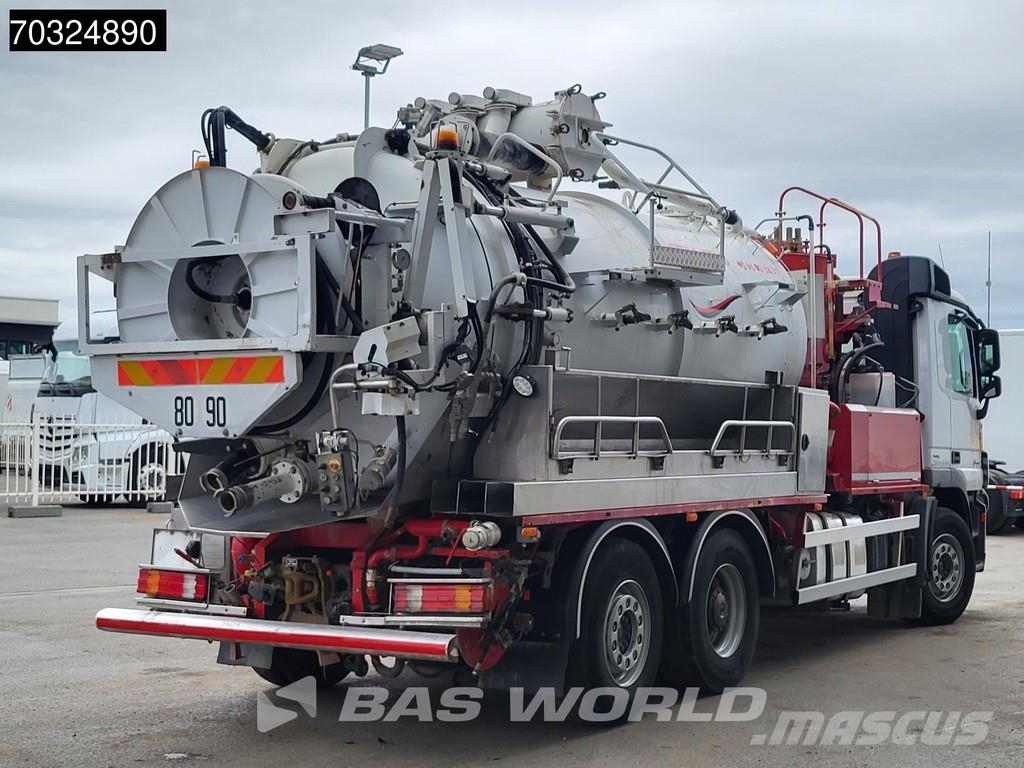 Mercedes-Benz Actros 2544 6X2 Vacuum truck Saug und druck Aufbau 콤비/진공 트럭
