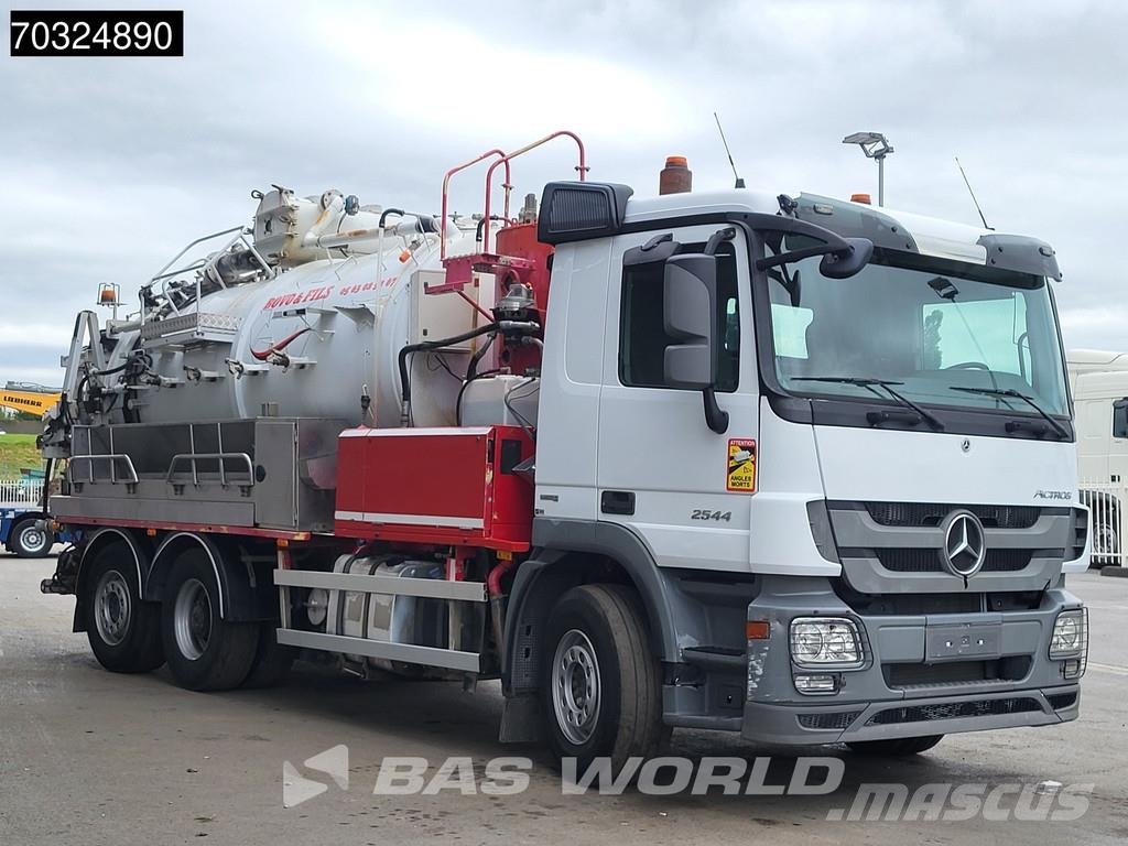 Mercedes-Benz Actros 2544 6X2 Vacuum truck Saug und druck Aufbau 콤비/진공 트럭