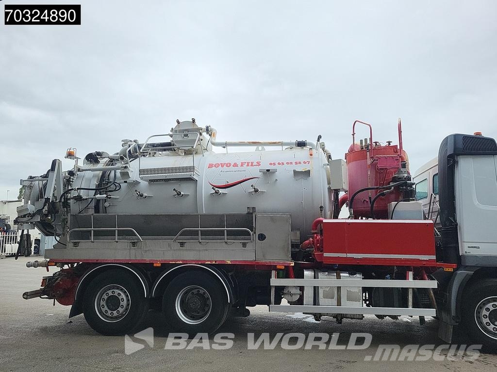 Mercedes-Benz Actros 2544 6X2 Vacuum truck Saug und druck Aufbau Camiones aspiradores/combi
