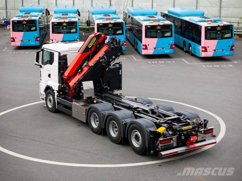 MAN TGS 35.520 8x4-4 BL CH شاحنات الرافعات