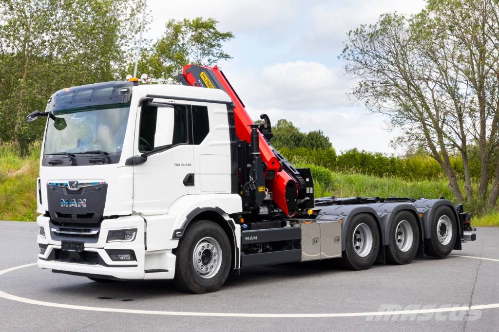 MAN TGS 35.520 8x4-4 BL CH شاحنات الرافعات