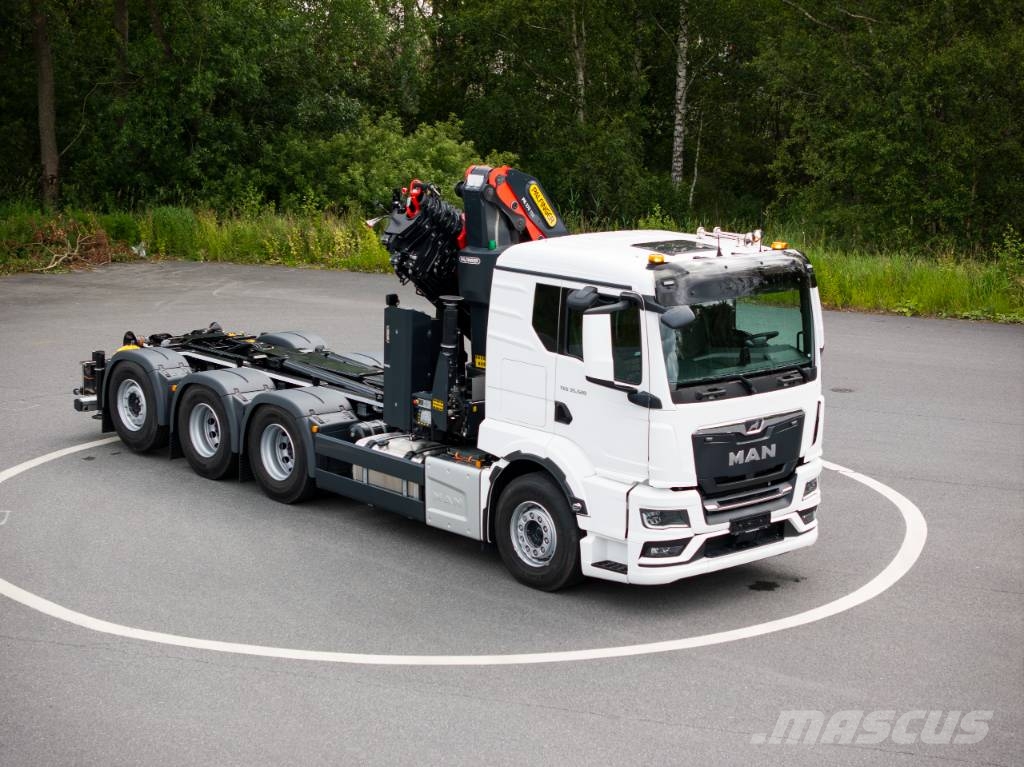 MAN TGS 35.520 8x4-4 BL CH شاحنات الرافعات