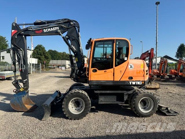 Terex / Schaeff TW 110 Mobilbagger 49.900 EUR / AC Ratiniai ekskavatoriai