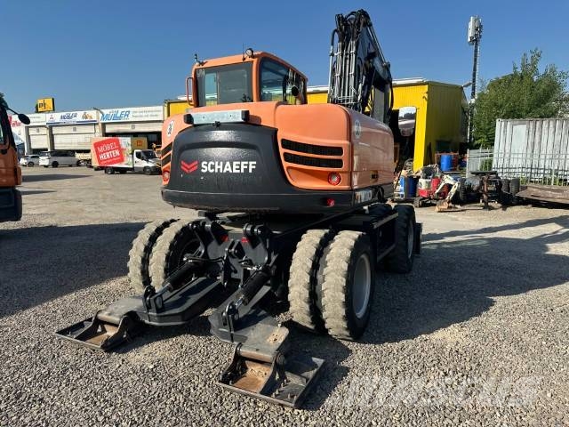 Terex / Schaeff TW 110 Mobilbagger 49.900 EUR / AC Ratiniai ekskavatoriai