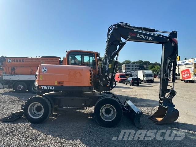 Terex / Schaeff TW 110 Mobilbagger 49.900 EUR / AC Ratiniai ekskavatoriai