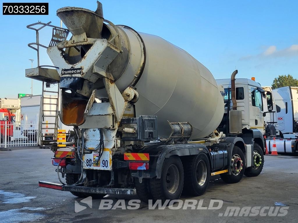 MAN TGS 32.360 TGS 8X4 9m3 mixer Full Steel Suspension Betonmischer