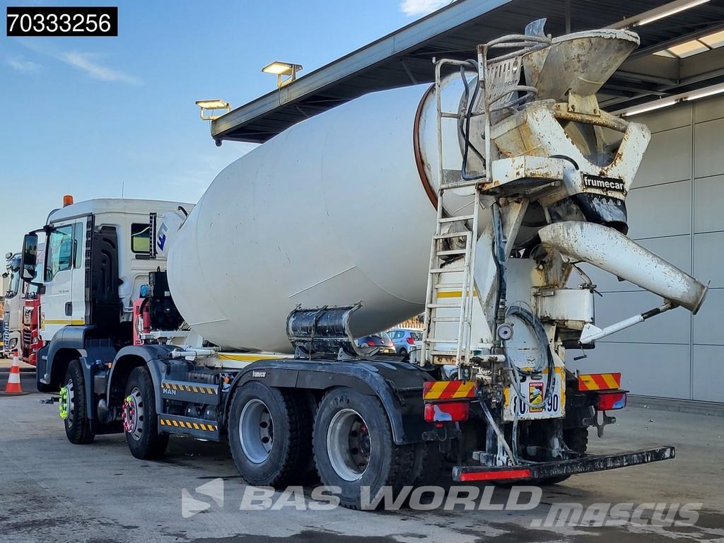 MAN TGS 32.360 TGS 8X4 9m3 mixer Full Steel Suspension Betonmischer