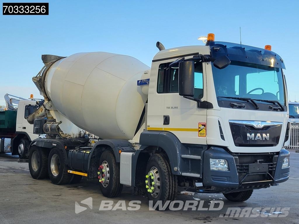 MAN TGS 32.360 TGS 8X4 9m3 mixer Full Steel Suspension Kamioni mešalice za beton