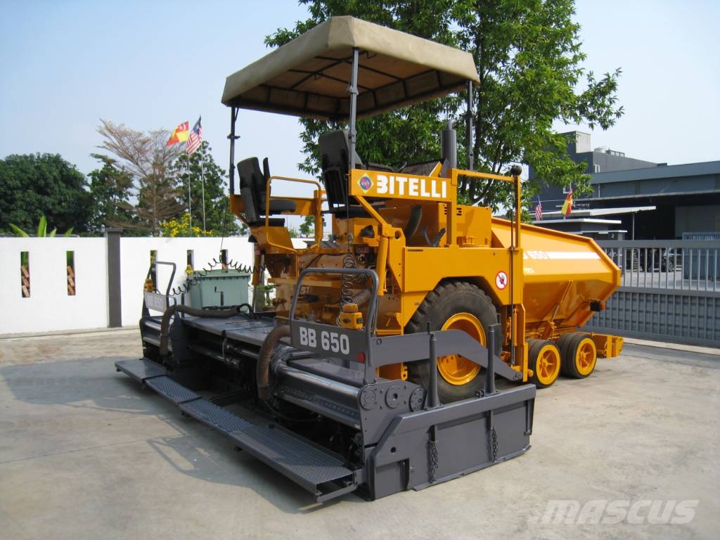Bitelli BB 650 Asphalt pavers