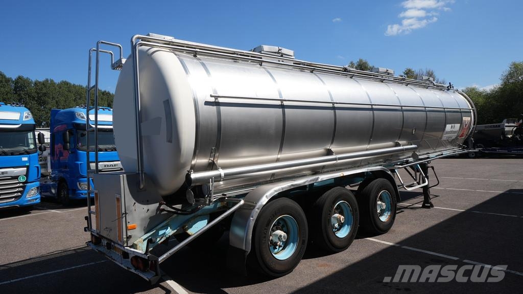 Pacton 3 axle food tank trailer 30.000ltr Полуприцепы-Цистерны
