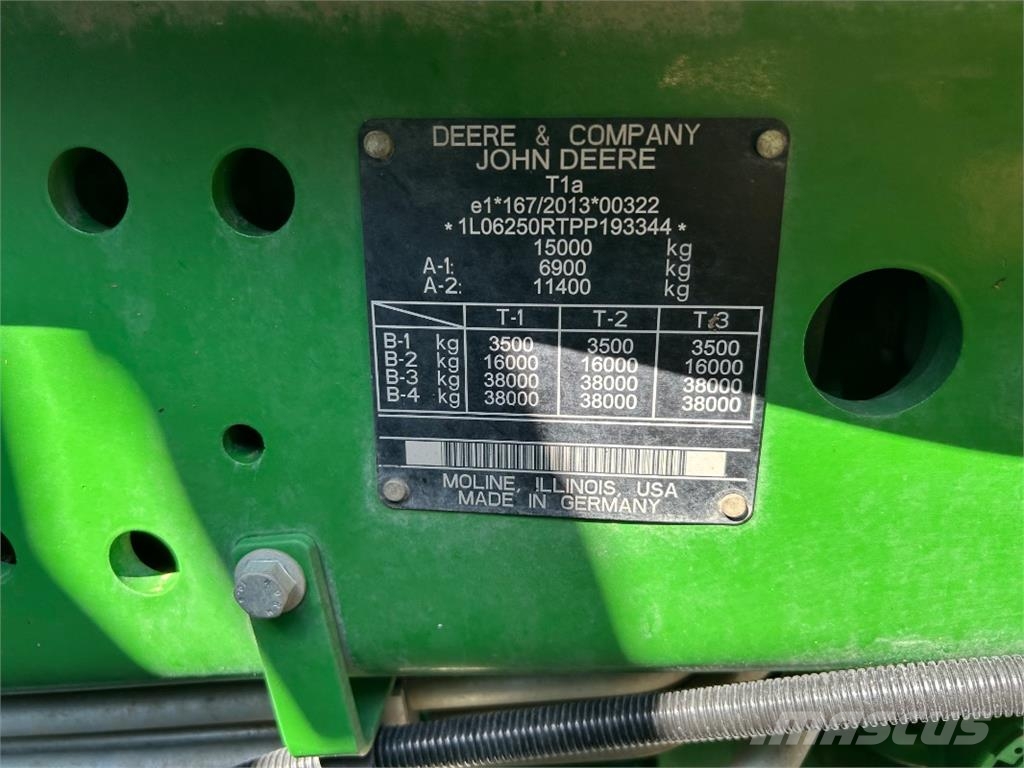 John Deere 6R 250 Tractors
