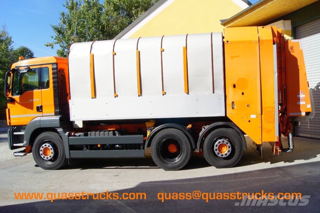 MAN TGS 26.320 BL 6x2-2 / MUT FAUN Rotopress / ZOELLER Atkritumu izvešanas transports