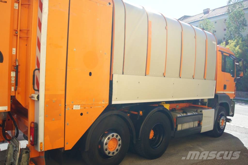 MAN TGS 26.320 BL 6x2-2 / MUT FAUN Rotopress / ZOELLER Atkritumu izvešanas transports
