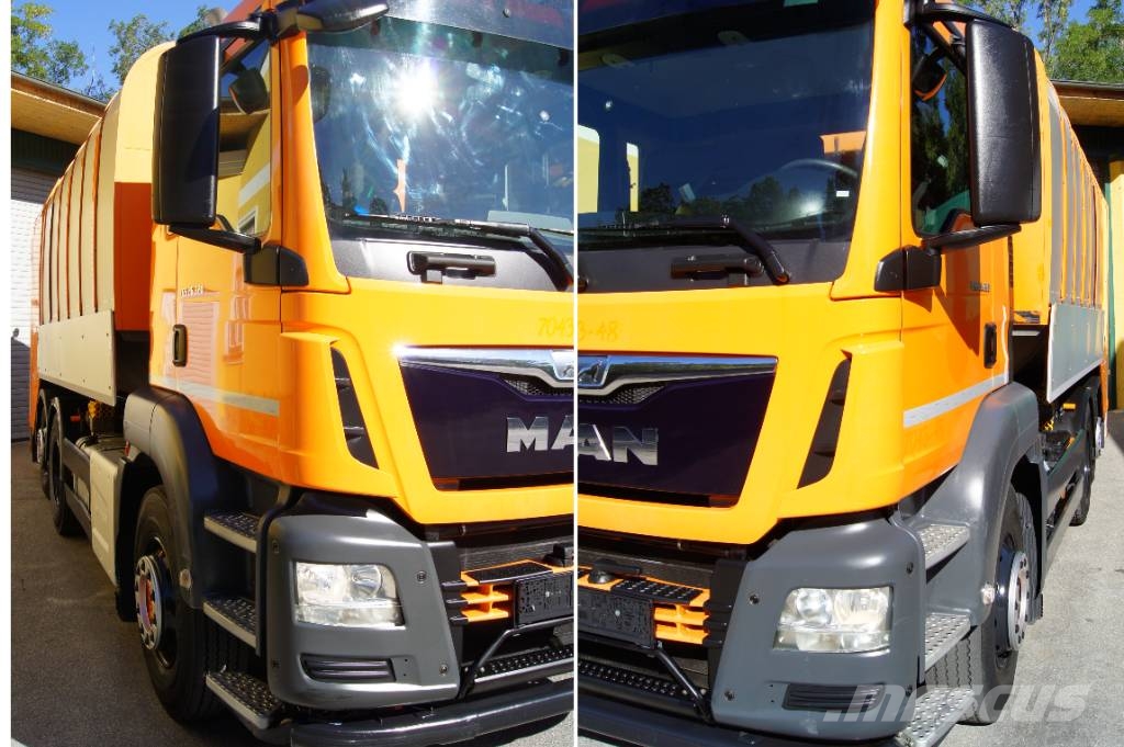 MAN TGS 26.320 BL 6x2-2 / MUT FAUN Rotopress / ZOELLER Atkritumu izvešanas transports