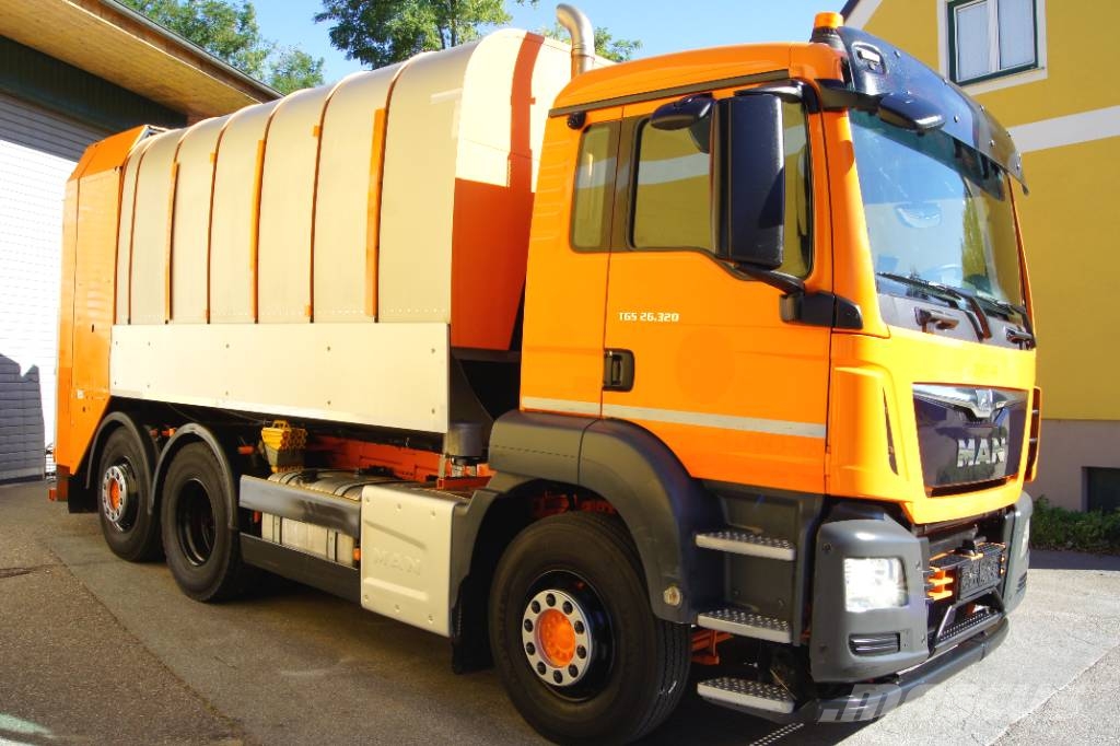 MAN TGS 26.320 BL 6x2-2 / MUT FAUN Rotopress / ZOELLER Atkritumu izvešanas transports