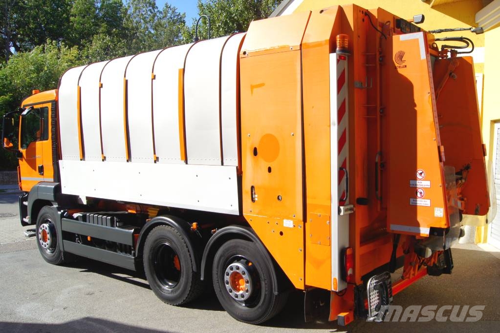 MAN TGS 26.320 BL 6x2-2 / MUT FAUN Rotopress / ZOELLER Atkritumu izvešanas transports