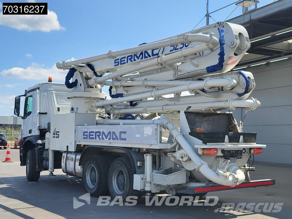 Mercedes-Benz Arocs 3342 6X4 SERMAC 5Z36 Concrete Pump Full Stee Beton pompaları