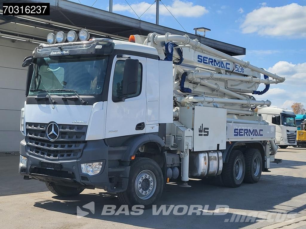 Mercedes-Benz Arocs 3342 6X4 SERMAC 5Z36 Concrete Pump Full Stee Concrete pumps