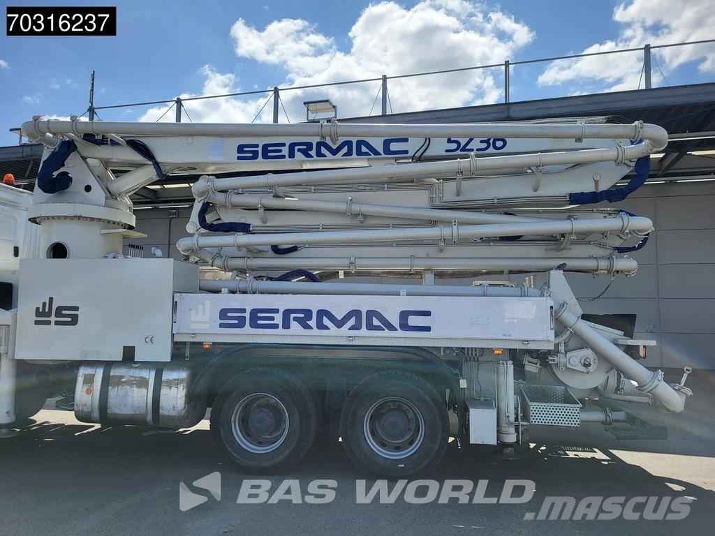 Mercedes-Benz Arocs 3342 6X4 SERMAC 5Z36 Concrete Pump Full Stee Beton pompaları