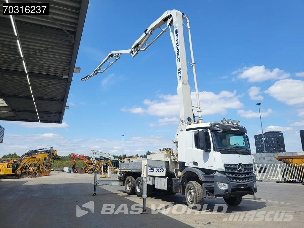 Mercedes-Benz Arocs 3342 6X4 SERMAC 5Z36 Concrete Pump Full Stee Concrete pumps