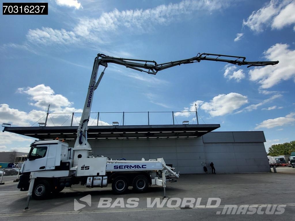 Mercedes-Benz Arocs 3342 6X4 SERMAC 5Z36 Concrete Pump Full Stee Concrete pumps