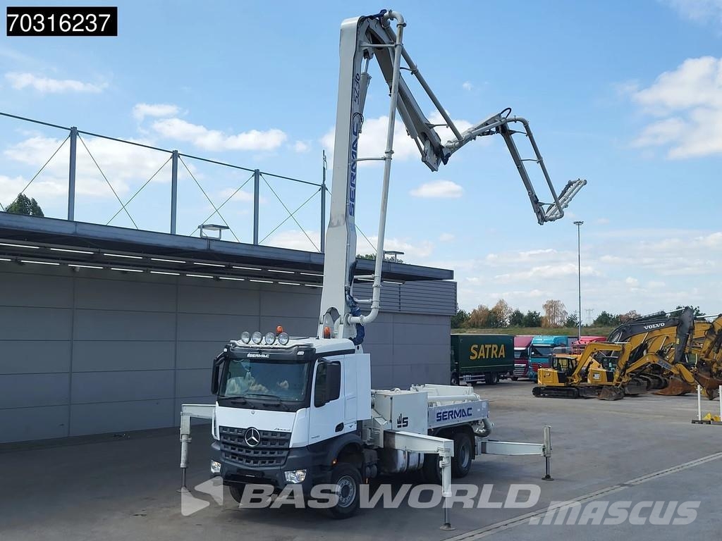 Mercedes-Benz Arocs 3342 6X4 SERMAC 5Z36 Concrete Pump Full Stee Concrete pumps