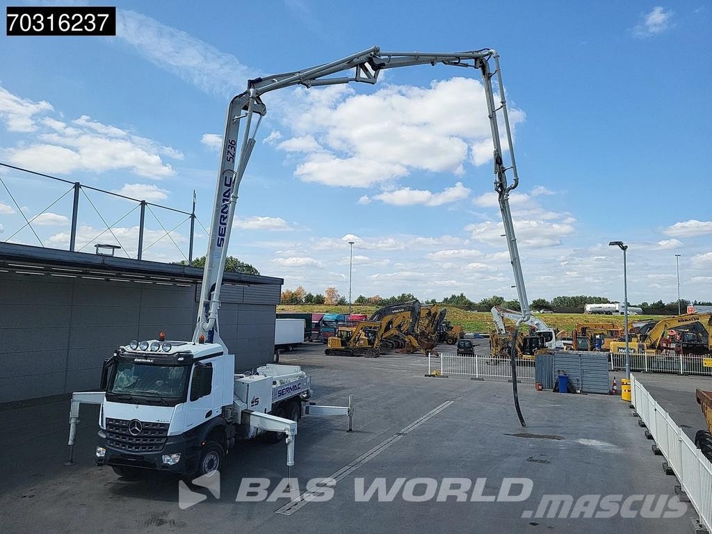 Mercedes-Benz Arocs 3342 6X4 SERMAC 5Z36 Concrete Pump Full Stee Concrete pumps
