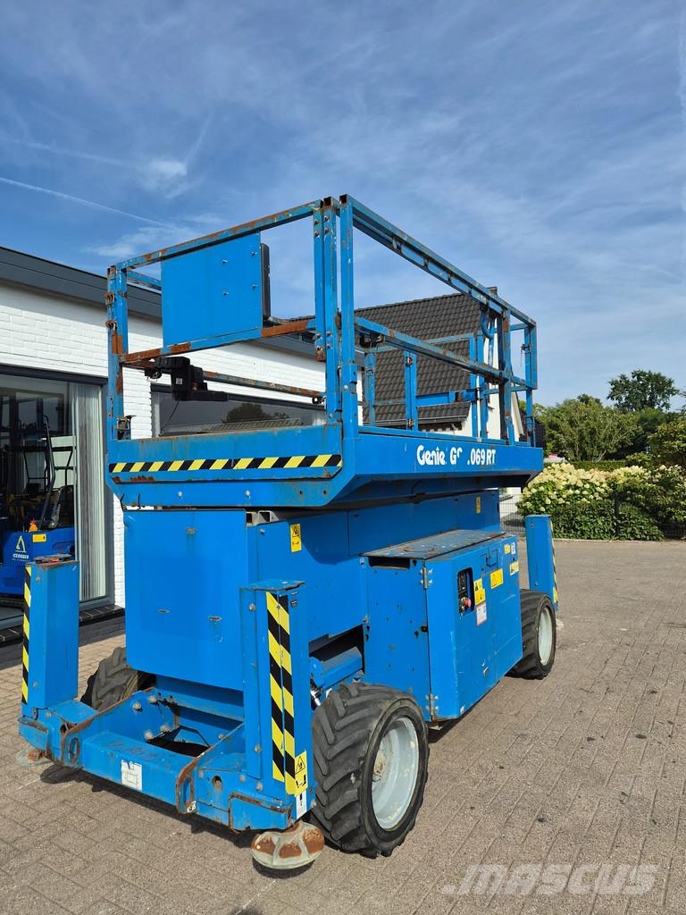 Genie Gs4069rt 4x4 schaarhoogwerker ruwterein Šķerveida pacēlāji