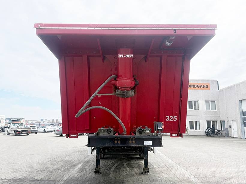 Kel-Berg Tipper / Alukastenmulde Kipper 37m3 Semi-reboques basculantes