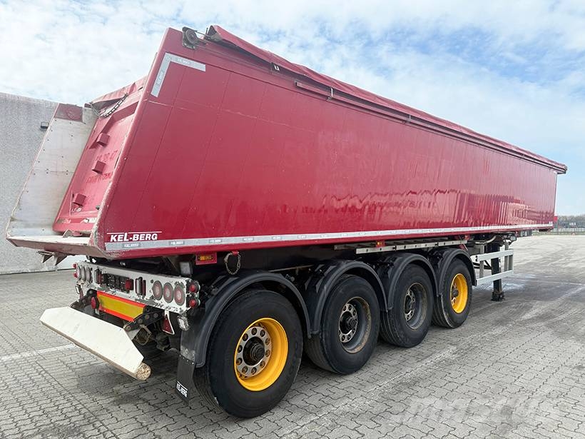 Kel-Berg Tipper / Alukastenmulde Kipper 37m3 Semi-reboques basculantes