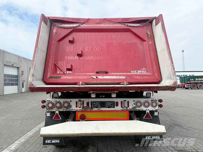 Kel-Berg Tipper / Alukastenmulde Kipper 37m3 Semi-reboques basculantes